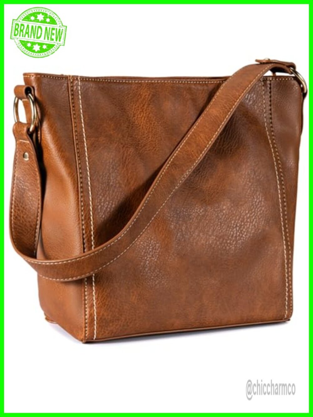 Vegan Leather Hobo Shoulder Bag Soft Purse for Women Casual Everyday